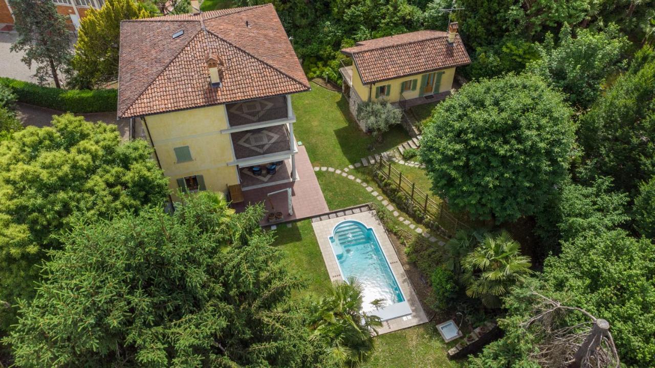 סטרסה L'Ortensia Della Villa Isabella, Camera Con Vista Lago, Balcone Sul Parco E Bagno Esclusivo All'Esterno Della Camera מראה חיצוני תמונה