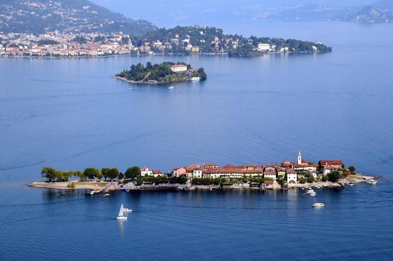 סטרסה L'Ortensia Della Villa Isabella, Camera Con Vista Lago, Balcone Sul Parco E Bagno Esclusivo All'Esterno Della Camera מראה חיצוני תמונה